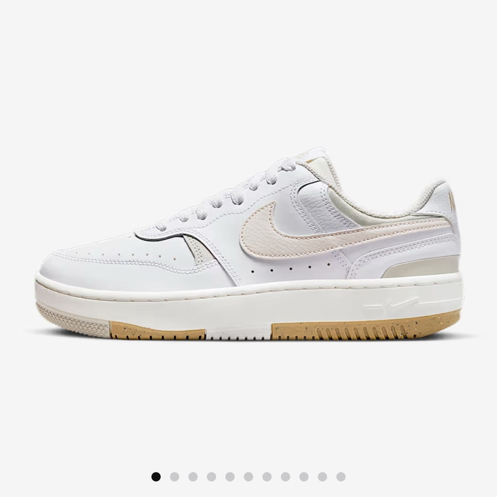 Nike Gamma Force Sneakers in White, Phantom Bone & Sand Drift, Size US Women 9 - Picture 7 of 7